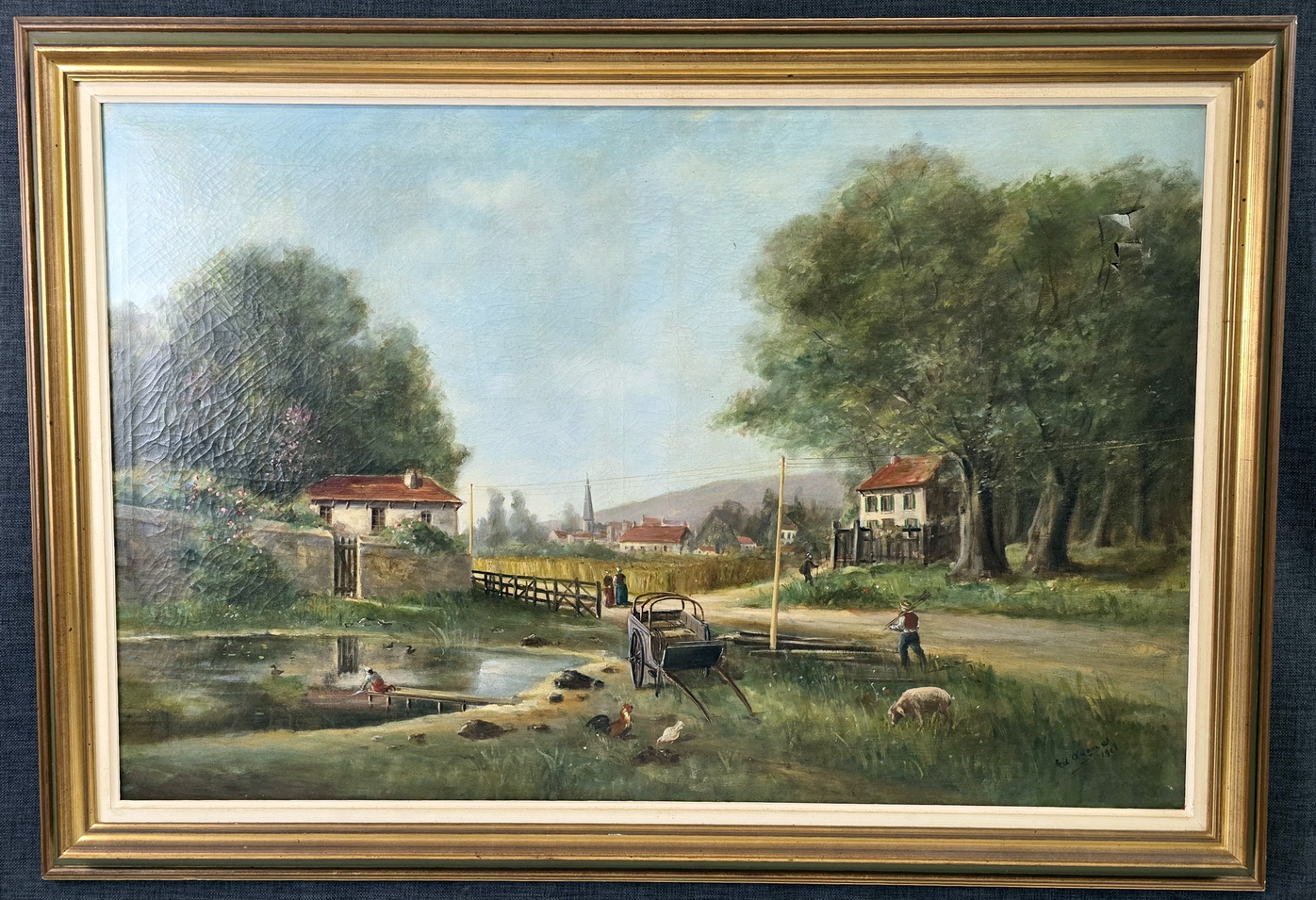A French Farmhouse Landscape
